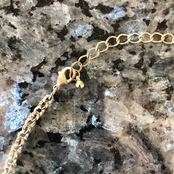 Coral, White & Gold Floral Statement Necklace - Picture 5 of 11